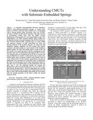 Understanding CMUTs with Substrate-Embedded Springs