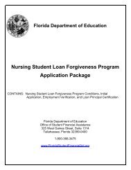 Nursing Student Loan Forgiveness Program ... - OSFA Home