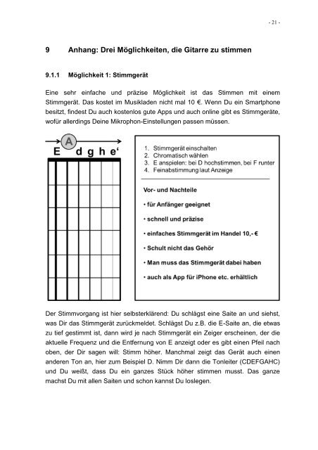 Dokumentvorlage für wissenschaftliche Arbeiten - Gitarre spielen ...