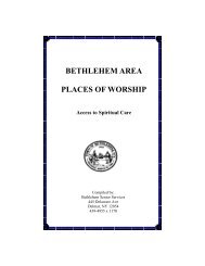 Places of Worship.pub - Town of Bethlehem