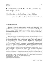 O teste de Conhecimento das EmoÃ§Ãµes para crianÃ§as ... - Aidep.org