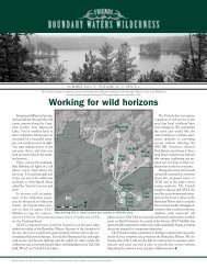now available (PDF) - Friends of the Boundary Waters Wilderness