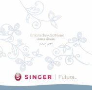 HyperFont™ - SINGER Futura Support