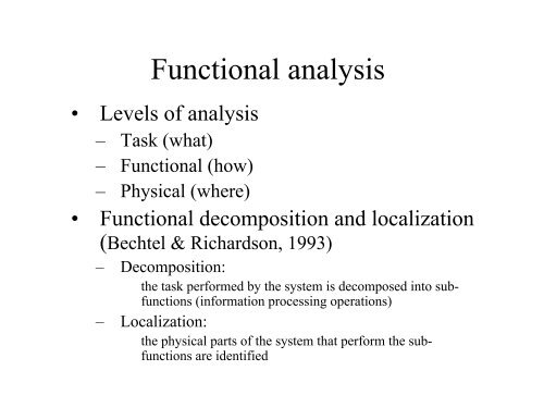 Embodied embedded cognition and cognitive neuroscience