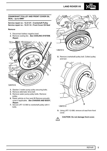 Range Rover Workshop Manual - Eng - Landiesrus