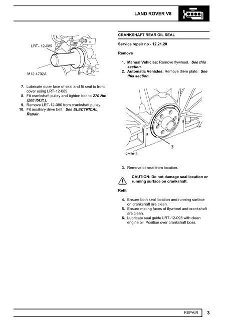 Range Rover Workshop Manual - Eng - Landiesrus