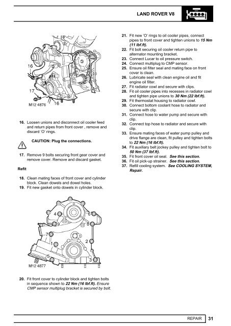 Range Rover Workshop Manual - Eng - Landiesrus