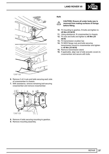 Range Rover Workshop Manual - Eng - Landiesrus