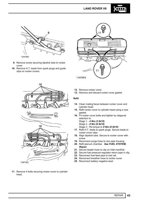 Range Rover Workshop Manual - Eng - Landiesrus