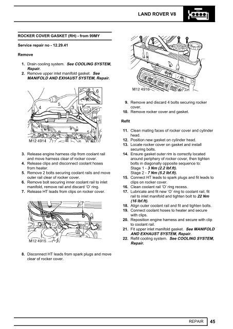 Range Rover Workshop Manual - Eng - Landiesrus