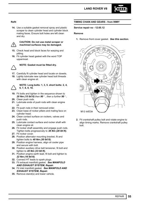 Range Rover Workshop Manual - Eng - Landiesrus