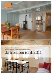 Jahresbericht 2011 (PDF) - Ferien im Baudenkmal