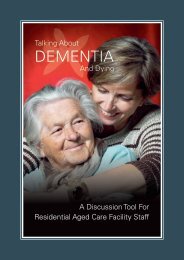 Talking about dementia and dying - CareSearch