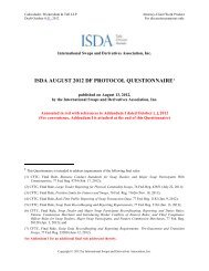 ISDA August 2012 DF Protocol Questionnaire