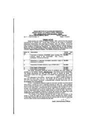 Tender for rate contract of Chemicals, Glasswares, Plasticwares, lab ...