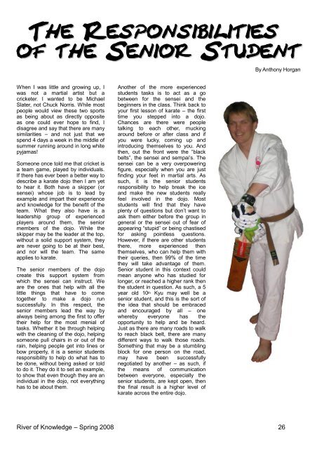 Autumn 2008 - International Chito-Ryu Karate-do Federation of ...