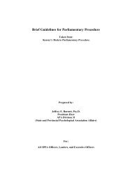 Abridged Guidelines for Parliamentary Procedure - New York State ...