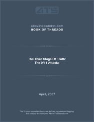 The Third Stage Of Truth: The 9/11 Attacks April ... - Above Top Secret