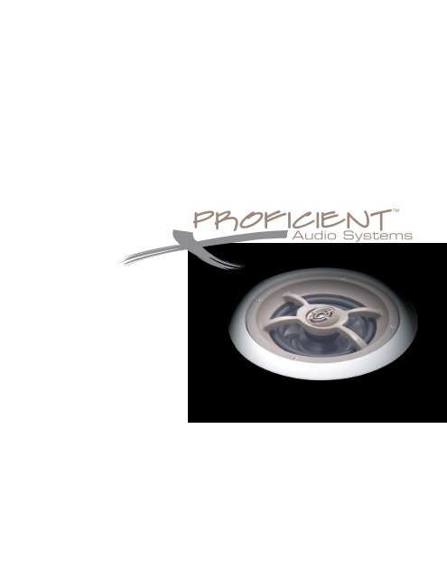 Proficient Ceiling And In Wall Speakers Proficient Audio Systems