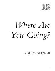 A study of Jonah - Precept Ministries