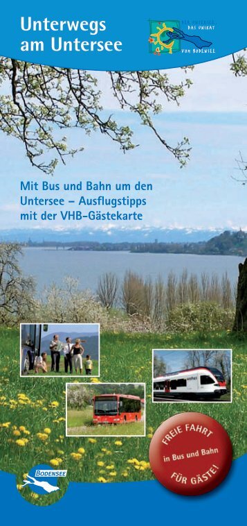 Unterwegs am Untersee - Tourismus Untersee e.V.