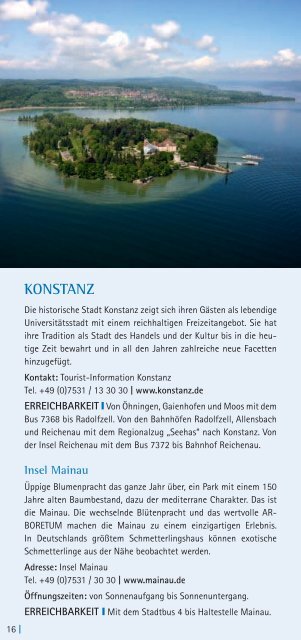 Unterwegs am Untersee - Tourismus Untersee e.V.