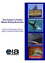 The Gorton's Family Whale Killing Business - Environmental ...