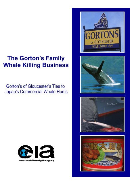 The Gorton's Family Whale Killing Business - Environmental ...