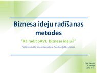 Biznesa ideju radÄ«Å¡anas metodes - Liic.lv