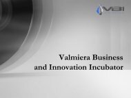 Valmiera Business and Innovation Incubator - VBII