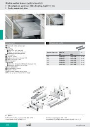 Double-walled drawer system InnoTech - Hettich