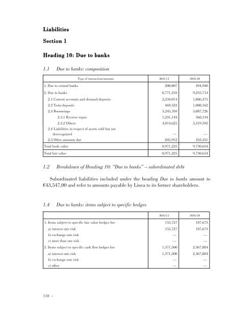 Annual Accounts and Report as at 30 June 2011 Draft - Mediobanca