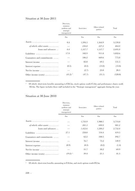 Annual Accounts and Report as at 30 June 2011 Draft - Mediobanca