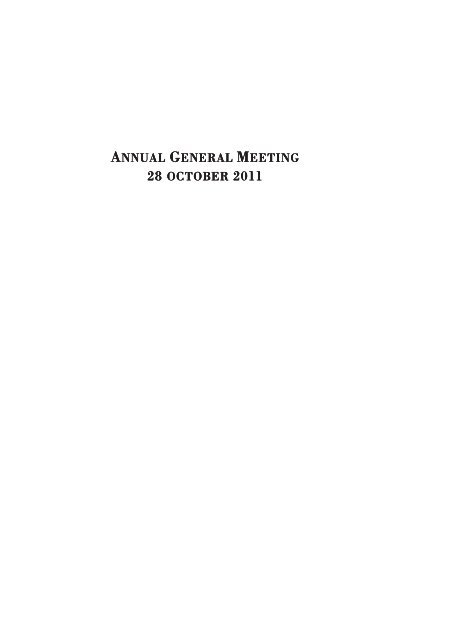 Annual Accounts and Report as at 30 June 2011 Draft - Mediobanca