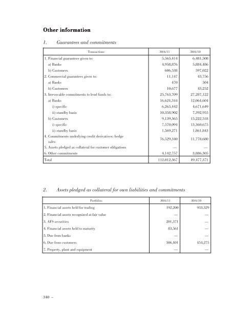 Annual Accounts and Report as at 30 June 2011 Draft - Mediobanca