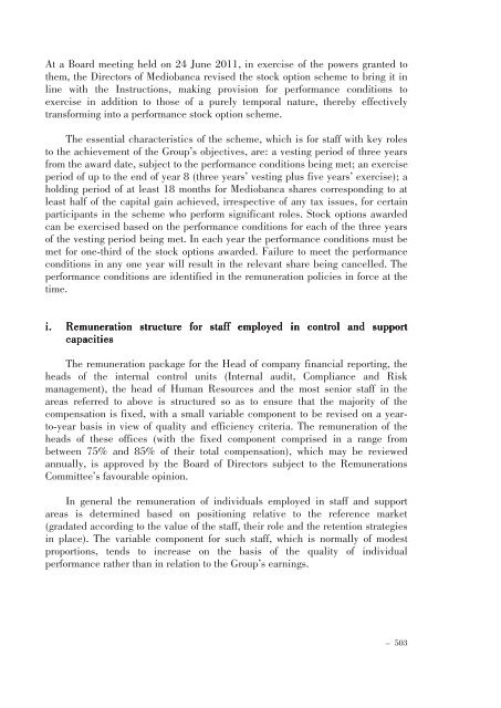 Annual Accounts and Report as at 30 June 2011 Draft - Mediobanca