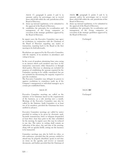 Annual Accounts and Report as at 30 June 2011 Draft - Mediobanca