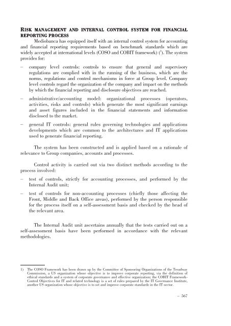 Annual Accounts and Report as at 30 June 2011 Draft - Mediobanca