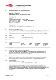 Sicherheitsdatenblatt Diesel 2008 - E. Schenk AG