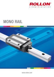MONO RAIL (pdf; EN) - Rollon