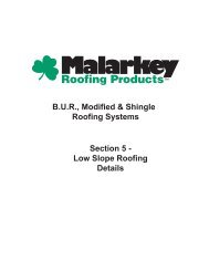 Section 5 - Malarkey Roofing Products