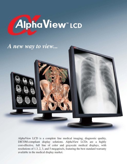 alphaview brochure.indd - Genesis Digital Imaging