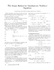 The Secant method for simultaneous nonlinear equations