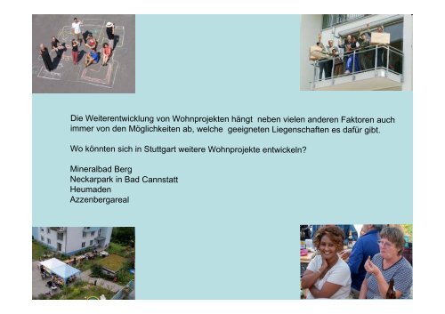 Projekt: Wohnen Gemeinschaftlich Selbstorganisiert Vielfältig