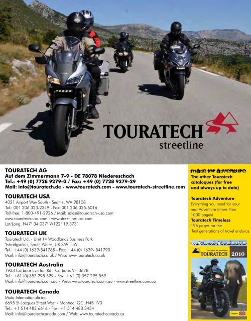 Hauptkatalog 2009 - Touratech Nordic