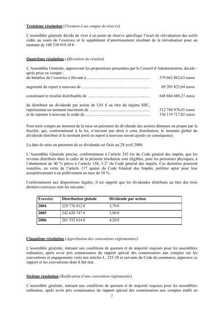 Avis de reunion valant avis de convocation AG - Gecina