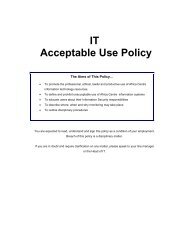 IT Acceptable Use Policy