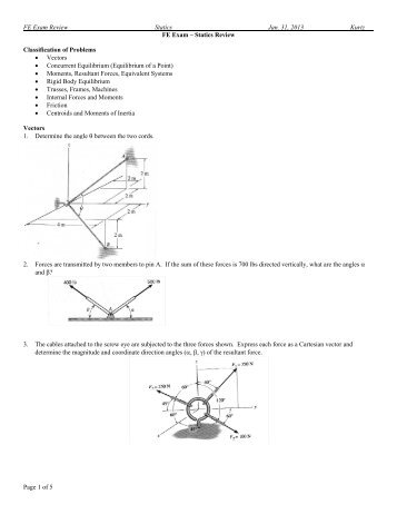 FE Review Handouts - Sites at Lafayette