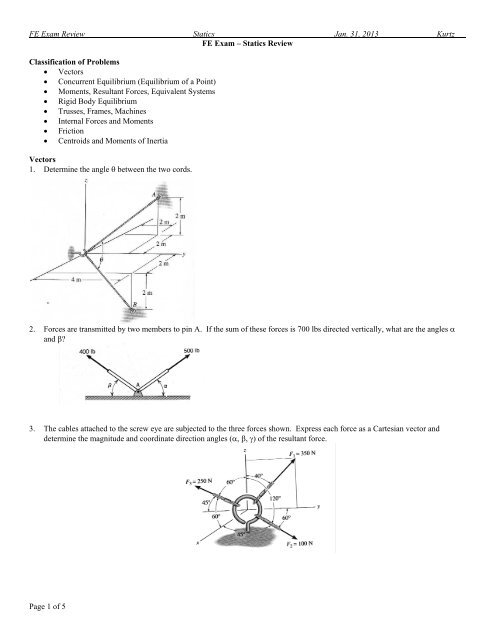 FE Review Handouts - Sites at Lafayette