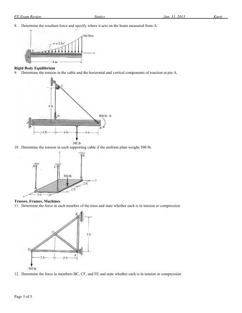 FE Review Handouts - Sites at Lafayette